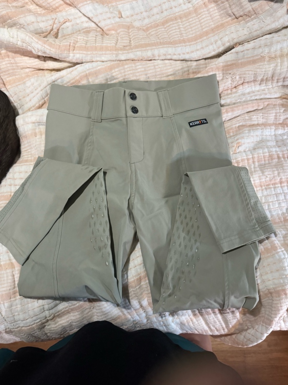 Kerrits Kids Affinity Pro Silicone Knee Patch Riding Breech